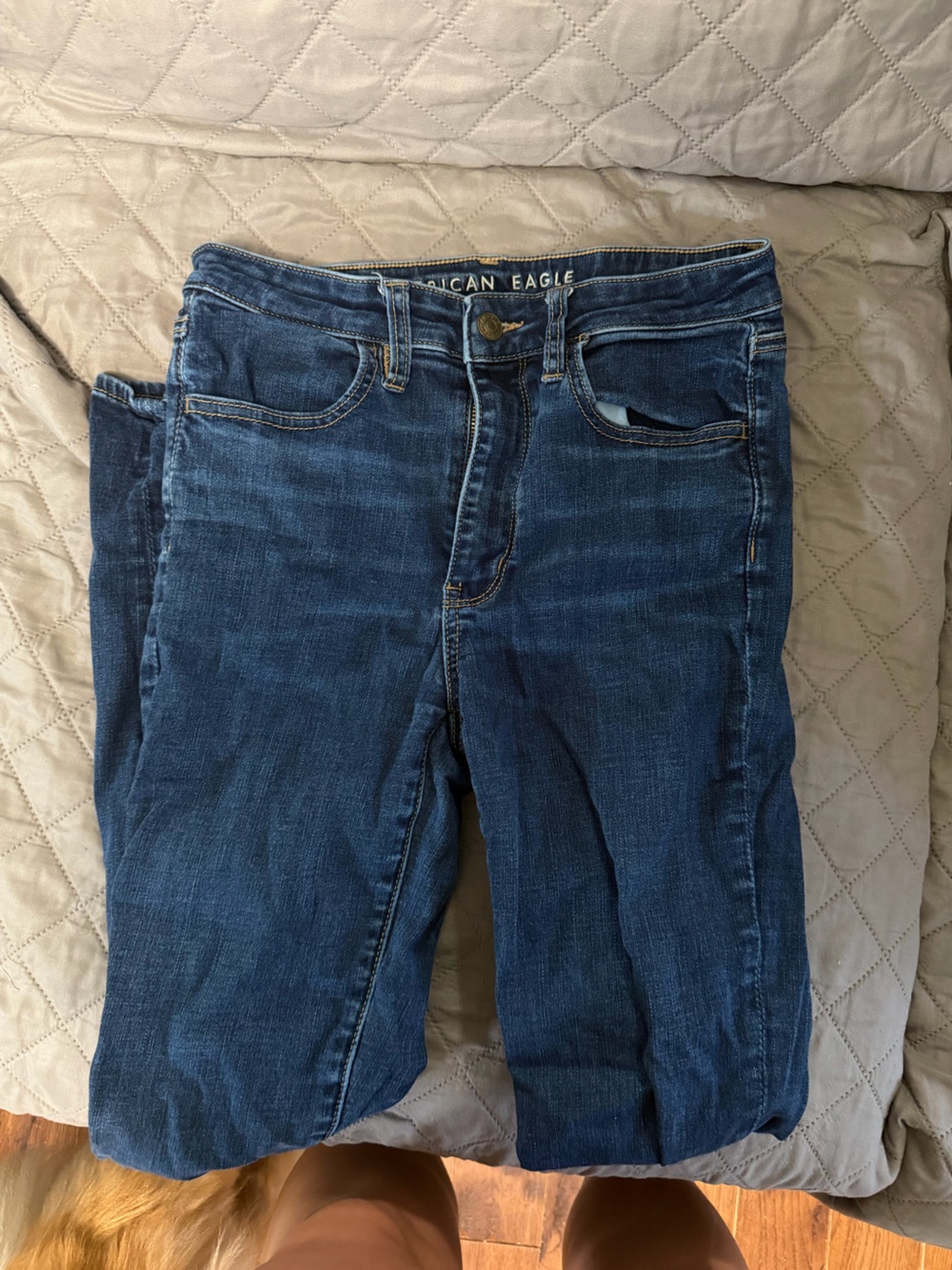 American Eagle Outfitters Dark Blue Women’s Jeans
